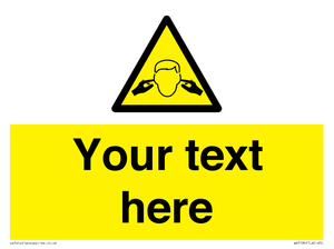 Custom Noise Hazard Sign